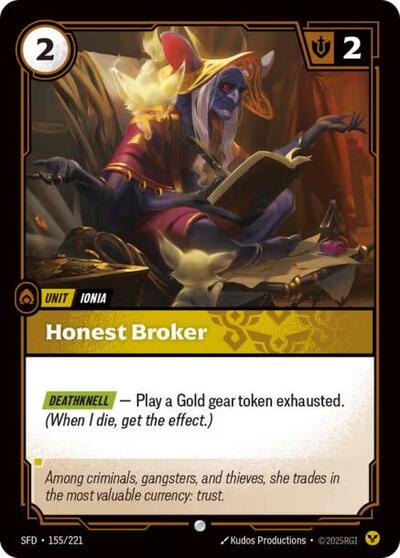Honest Broker (Spiritforged) Near Mint