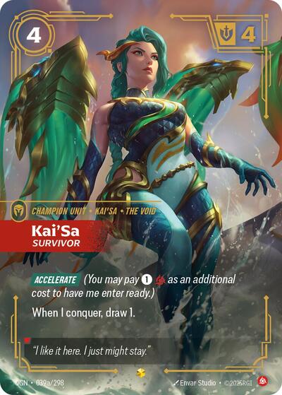 Kai'Sa Survivor (Alternate Art) (Origins) Near Mint Foil