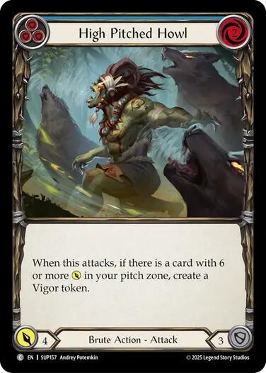 High Pitched Howl (Blue) (Super Slam) Near Mint