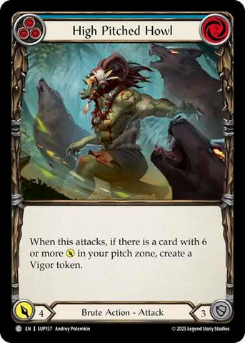 High Pitched Howl (Blue) (Super Slam) Near Mint