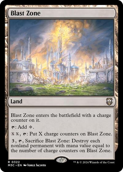 Blast Zone (Commander: Modern Horizons 3) Near Mint