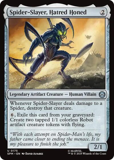 Spider-Slayer, Hatred Honed (Marvel's Spider-Man) Near Mint Foil