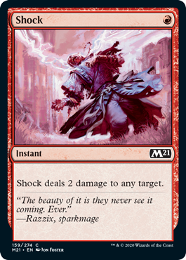 Shock (Magic 2021 Core Set) Near Mint Foil