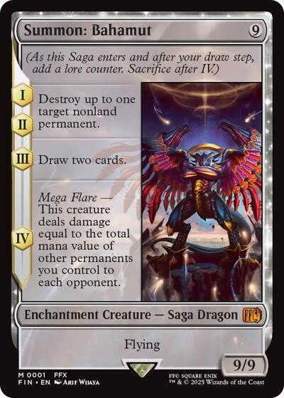 Summon: Bahamut (Universes Beyond: FINAL FANTASY) Near Mint