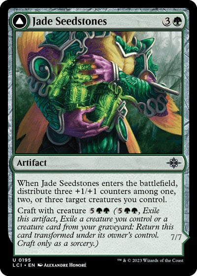 Jade Seedstones (The Lost Caverns of Ixalan) Near Mint Foil