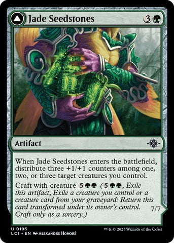 Jade Seedstones (The Lost Caverns of Ixalan) Near Mint Foil