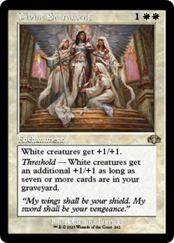Divine Sacrament (Retro Frame) (Dominaria Remastered) Near Mint