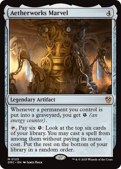 Aetherworks Marvel (Commander: Aetherdrift) Near Mint