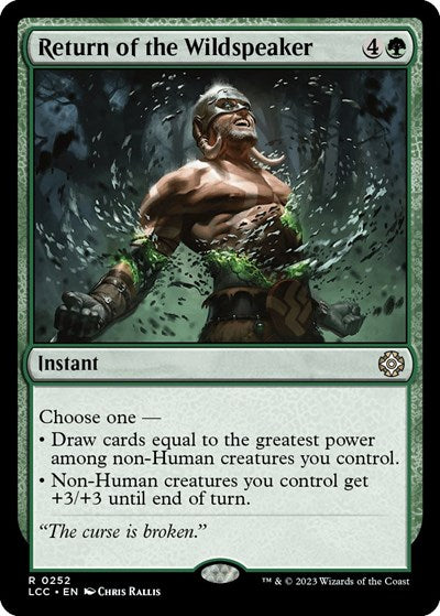 Return of the Wildspeaker (Commander: The Lost Caverns of Ixalan) Near Mint