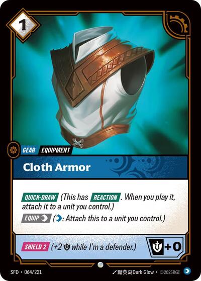 Cloth Armor (Spiritforged) Near Mint Foil