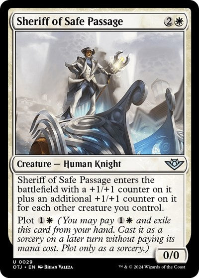 Sheriff of Safe Passage (Outlaws of Thunder Junction) Near Mint Foil