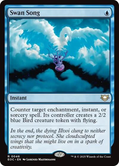 Swan Song (Commander: Edge of Eternities) Near Mint