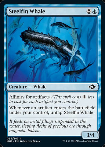 Steelfin Whale (Modern Horizons 2) Near Mint Foil