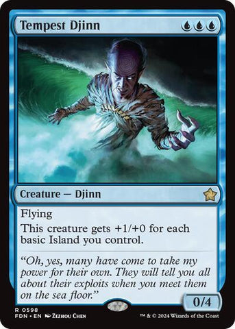 Tempest Djinn (Foundations) Near Mint
