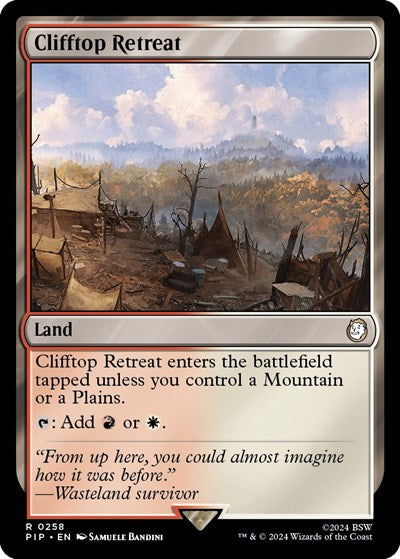 Clifftop Retreat (Universes Beyond: Fallout) Light Play Foil