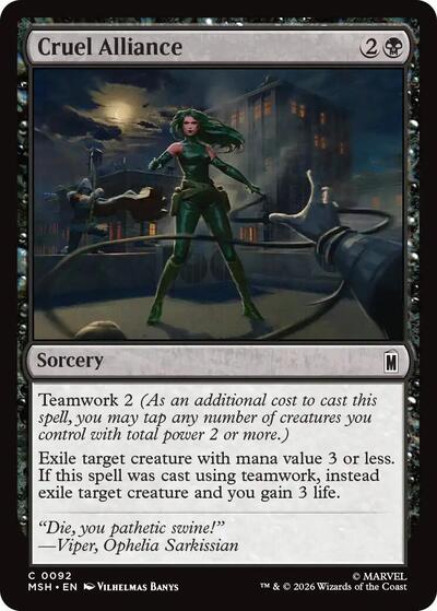 Cruel Alliance (Marvel Super Heroes) Near Mint Foil