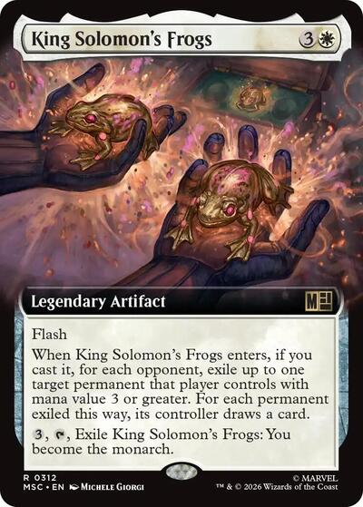 King Solomon's Frogs (Extended Art) (Commander: Marvel Super Heroes) Near Mint