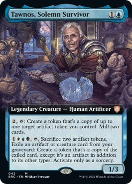 Tawnos, Solemn Survivor (Extended Art) (Commander: The Brothers' War) Near Mint