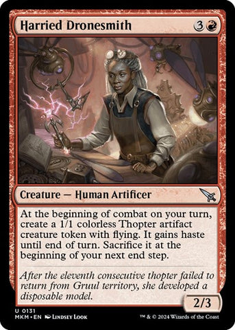 Harried Dronesmith (Murders at Karlov Manor) Near Mint Foil
