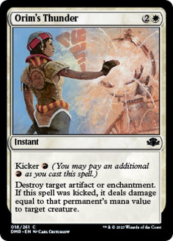 Orim's Thunder (Dominaria Remastered) Near Mint Foil