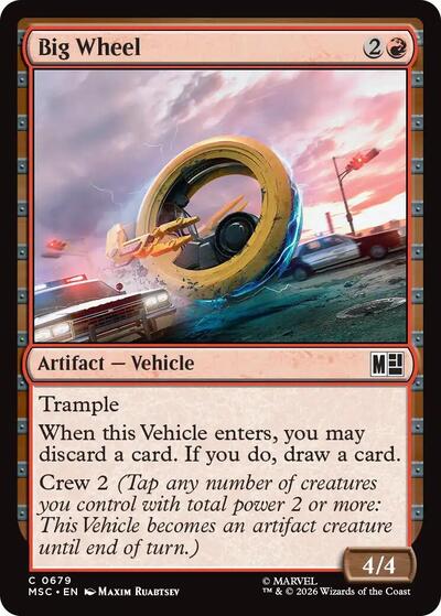 Big Wheel (Commander: Marvel Super Heroes) Near Mint
