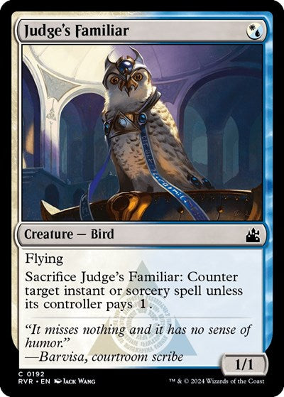 Judge's Familiar (Ravnica Remastered) Near Mint Foil