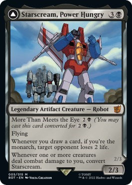 Starscream, Power Hungry (Universes Beyond: Transformers) Light Play