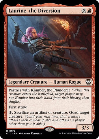 Laurine, the Diversion (Commander: Outlaws of Thunder Junction) Near Mint