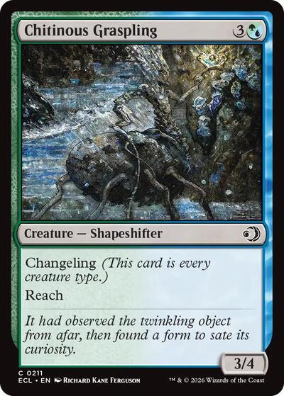 Chitinous Graspling (Lorwyn Eclipsed) Near Mint Foil