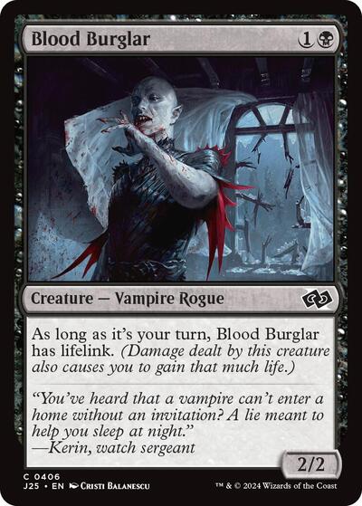 Blood Burglar (Foundations Jumpstart) Near Mint