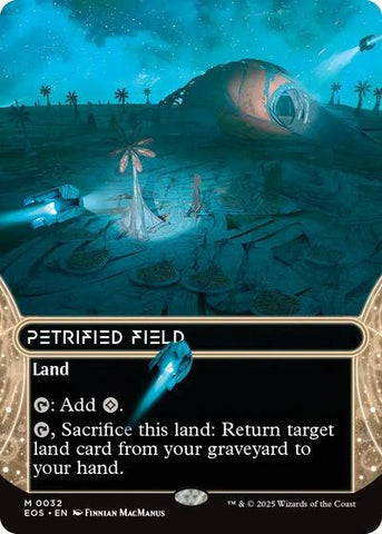 Petrified Field (0032) (Borderless) (Stellar Sights) Near Mint