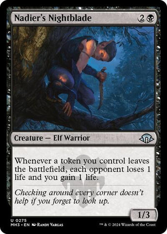 Nadier's Nightblade (Modern Horizons 3) Near Mint
