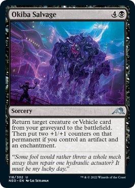 Okiba Salvage (Kamigawa: Neon Dynasty) Near Mint Foil