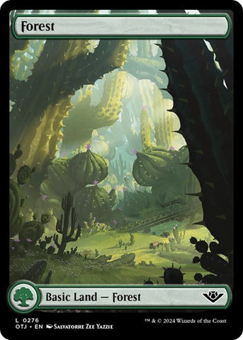 Forest (0276) (Outlaws of Thunder Junction) Near Mint Foil