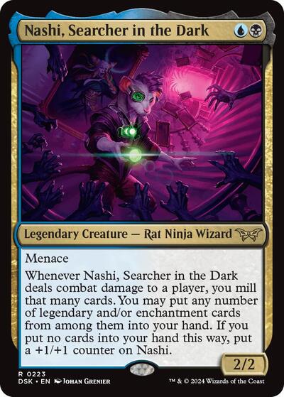 Nashi, Searcher in the Dark (Duskmourn: House of Horror) Near Mint