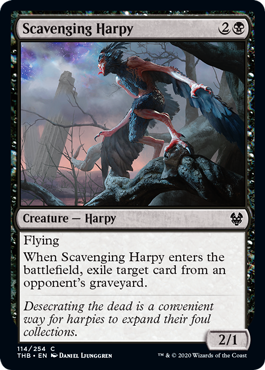 Scavenging Harpy (Theros Beyond Death) Light Play Foil