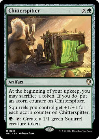 Chitterspitter (Commander: Bloomburrow) Near Mint