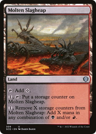 Molten Slagheap (Commander 2022 Starter Decks) Near Mint
