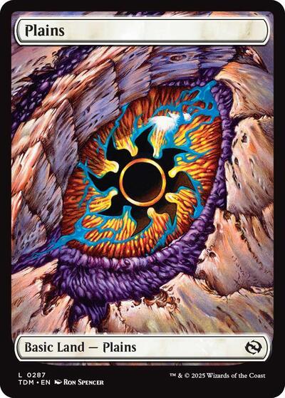 Plains (0287) (Tarkir: Dragonstorm) Near Mint