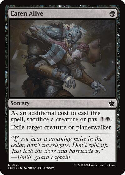 Eaten Alive (Foundations) Near Mint Foil