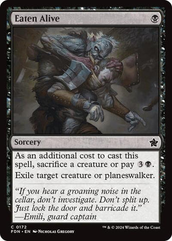 Eaten Alive (Foundations) Near Mint Foil