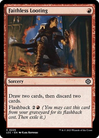 Faithless Looting (Commander: The Lost Caverns of Ixalan) Near Mint