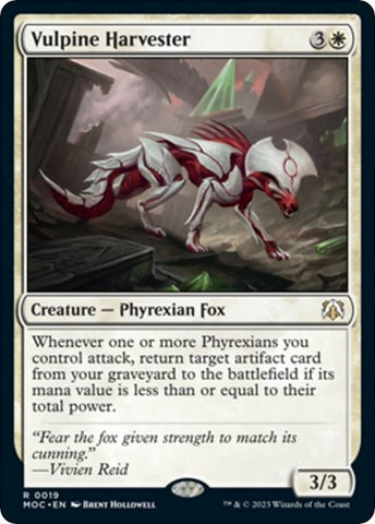Vulpine Harvester (Commander: March of the Machine) Near Mint