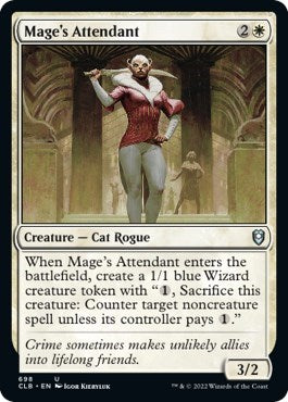 Mage's Attendant (Commander Legends: Battle for Baldur's Gate) Near Mint