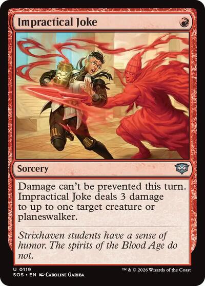 Impractical Joke (Secrets of Strixhaven) Near Mint Foil