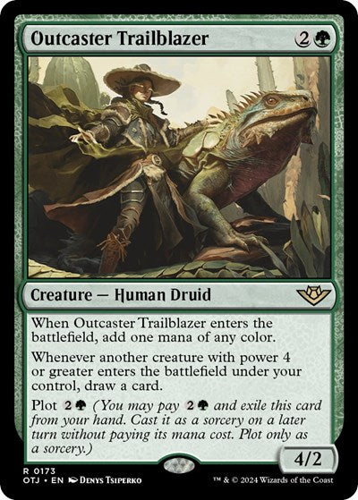 Outcaster Trailblazer (Outlaws of Thunder Junction) Near Mint Foil
