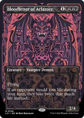 Bloodletter of Aclazotz (Borderless) (The Lost Caverns of Ixalan) Near Mint