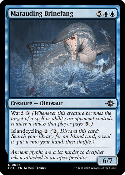 Marauding Brinefang (The Lost Caverns of Ixalan) Near Mint Foil