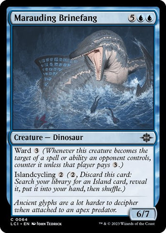 Marauding Brinefang (The Lost Caverns of Ixalan) Near Mint Foil