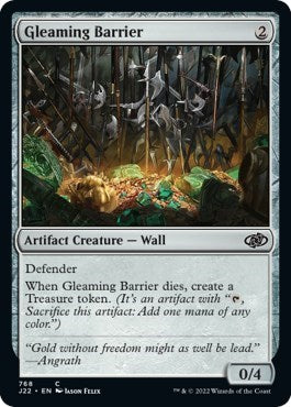 Gleaming Barrier (Jumpstart 2022) Near Mint